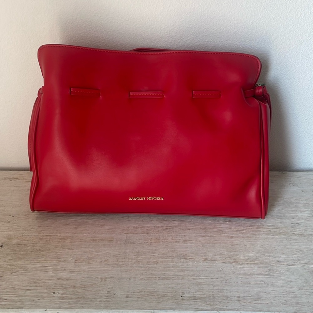 Badgley Mischka NWT ($149 Retail) Snake Bag Red